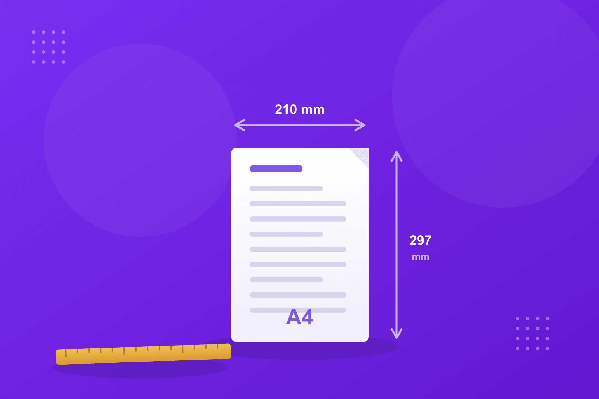 A4 Size in cm, mm and Inches — the UK Standard | printle