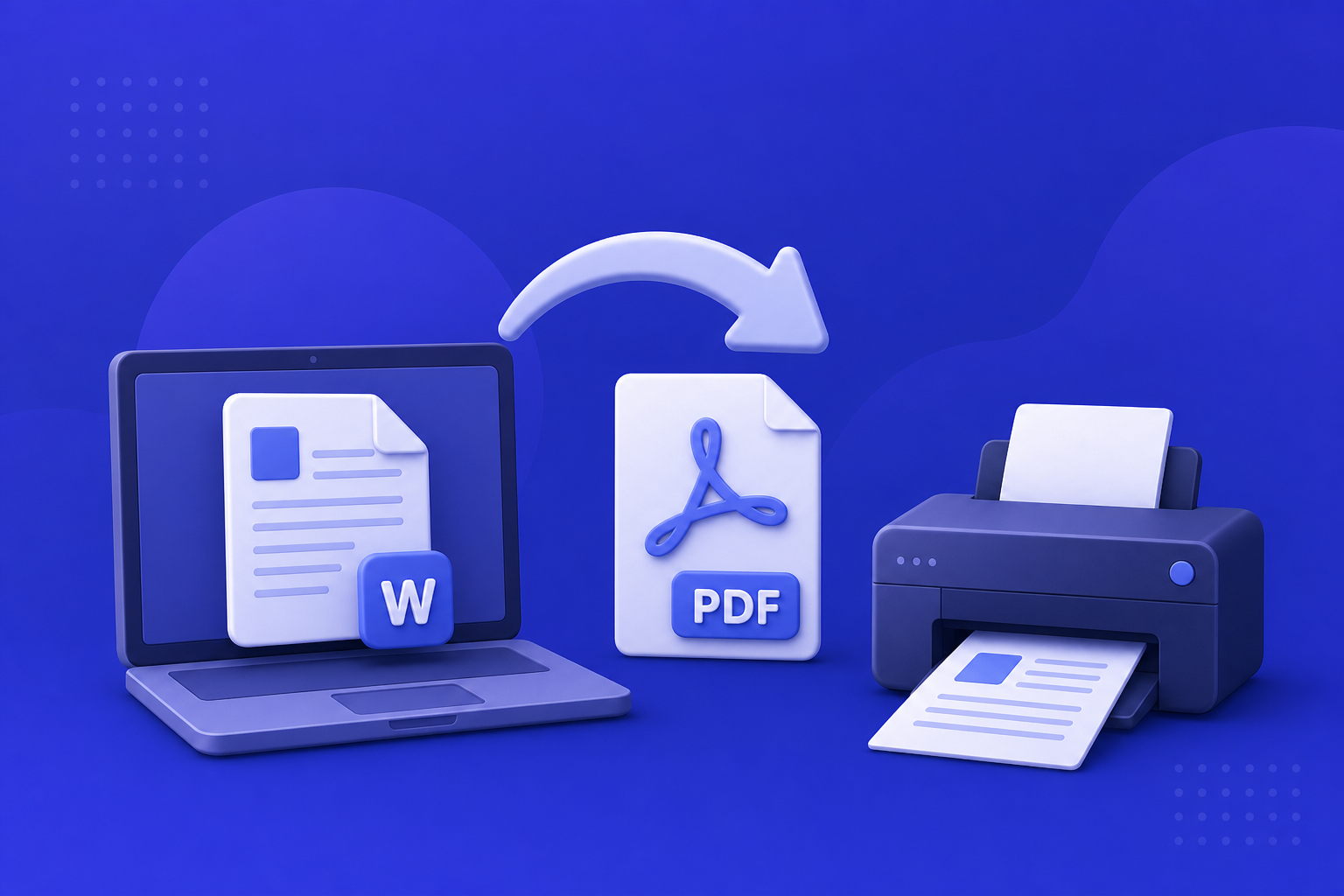 How to Save a PDF for Printing (Word, Google Docs)