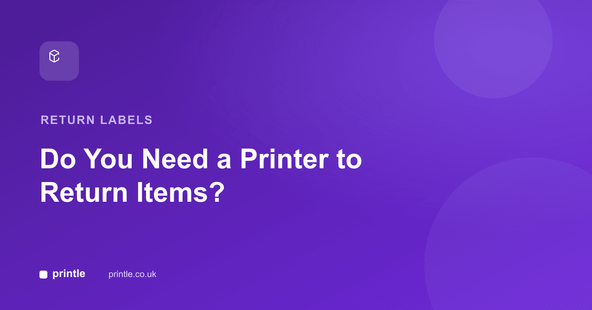 Do You Need a Printer to Return Items? (Vinted, eBay, Amazon)